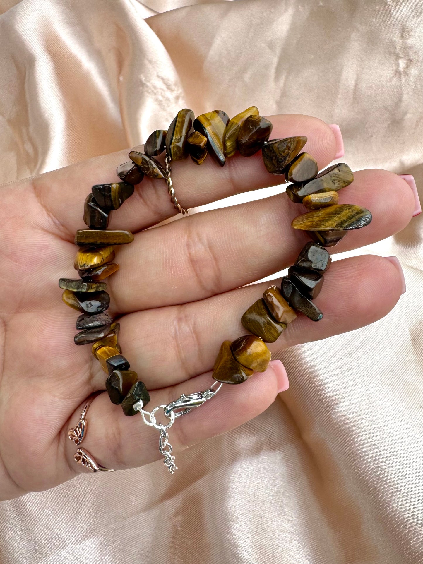 Tiger’s Eye Chip Bracelet