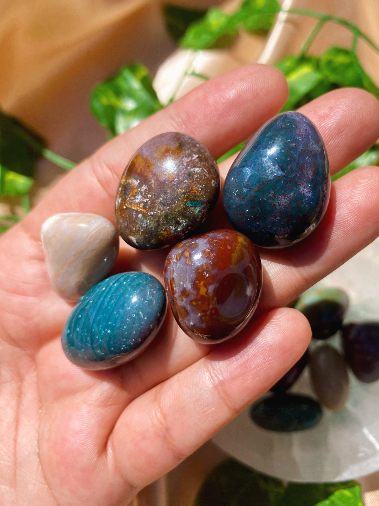 Sea Jasper Tumbles