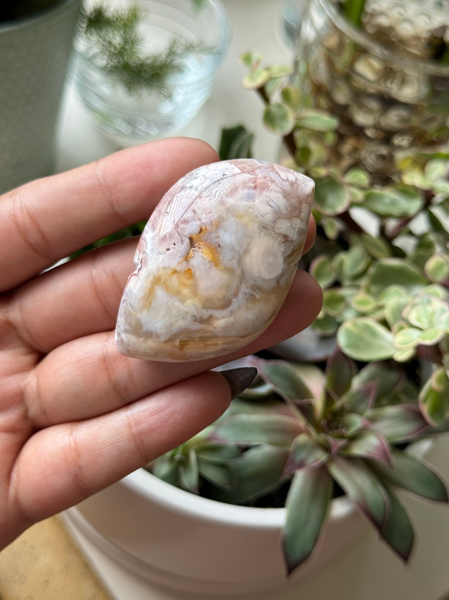 Pink Amethyst x Flower Agate