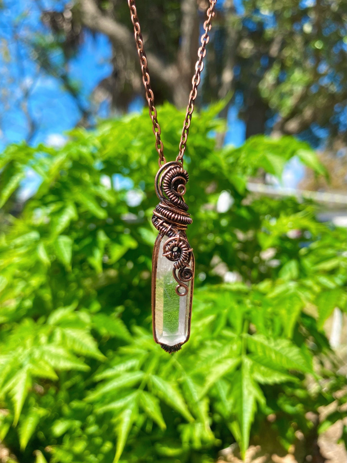 Clear Quartz Point Pendant