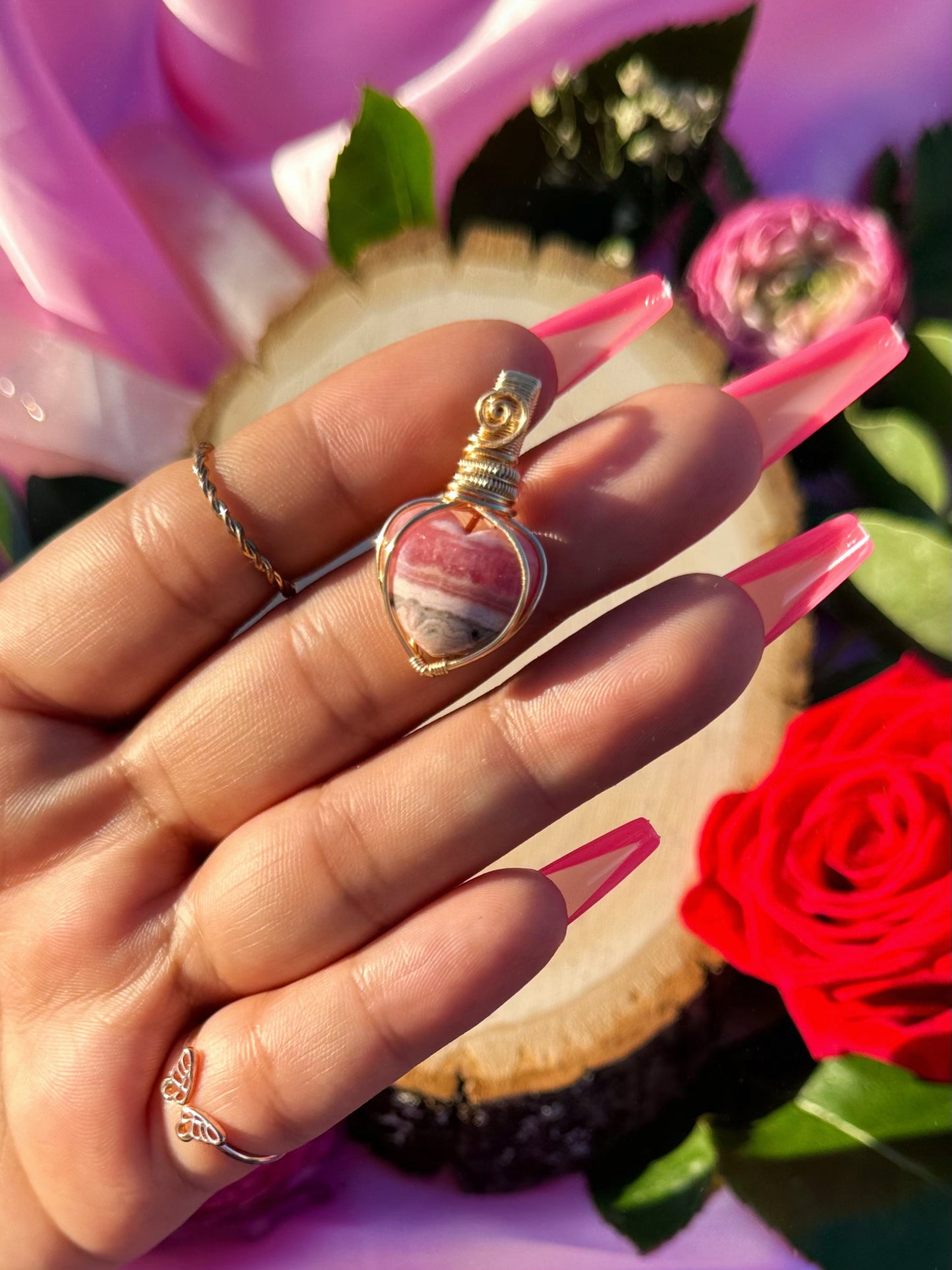 Divine Love 💗 ~ Silver or Gold **YOU CHOOSE**