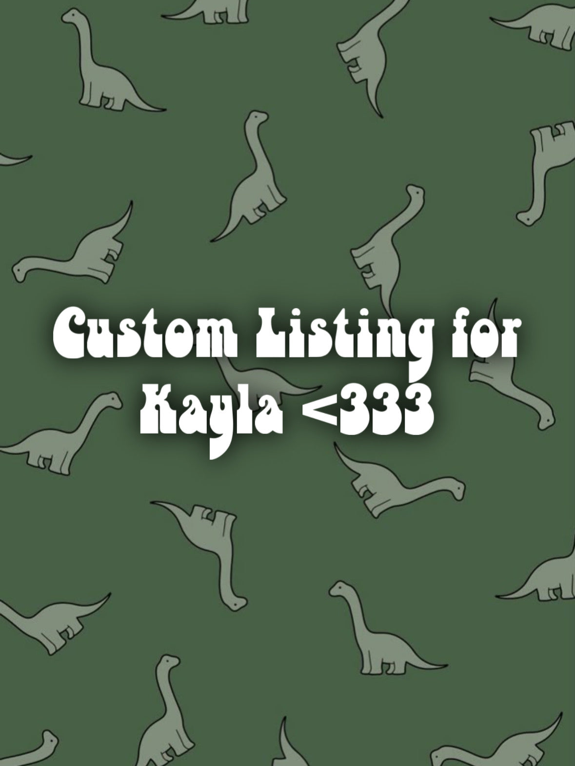 Listing for Kayla :))