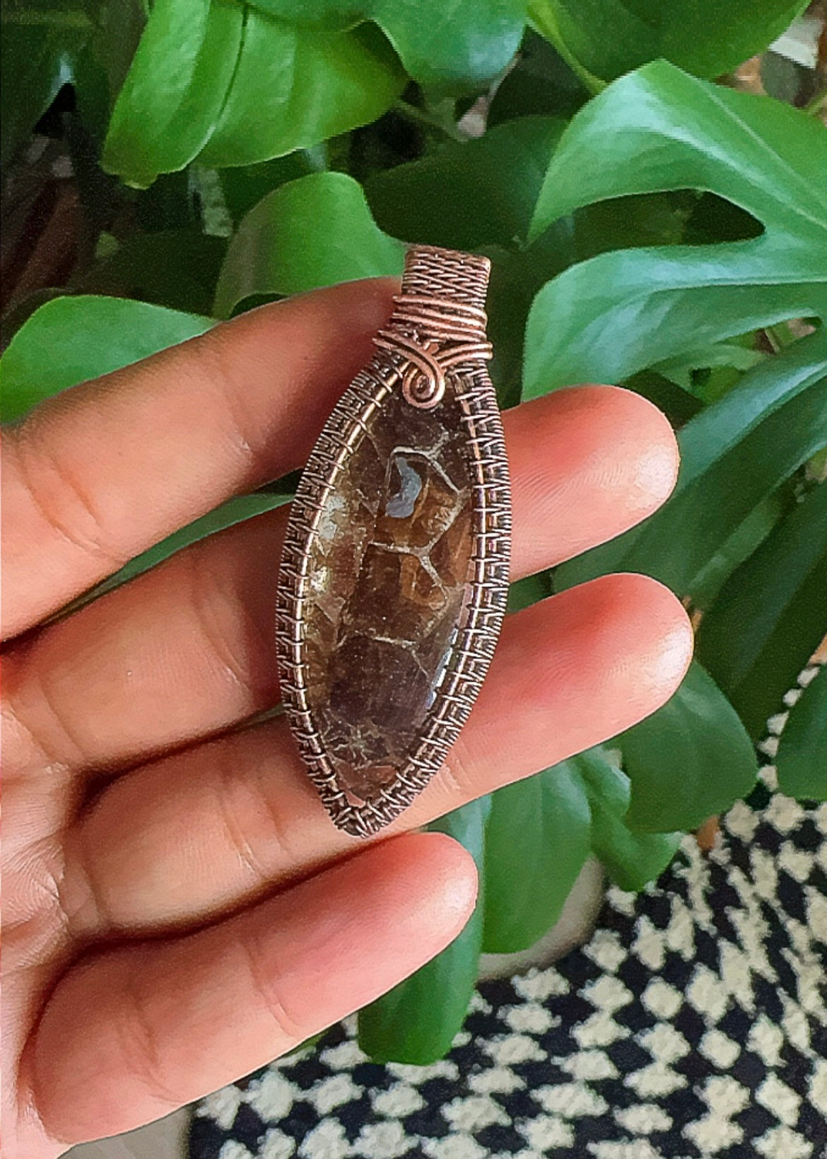 snake shed pendant *you choose*