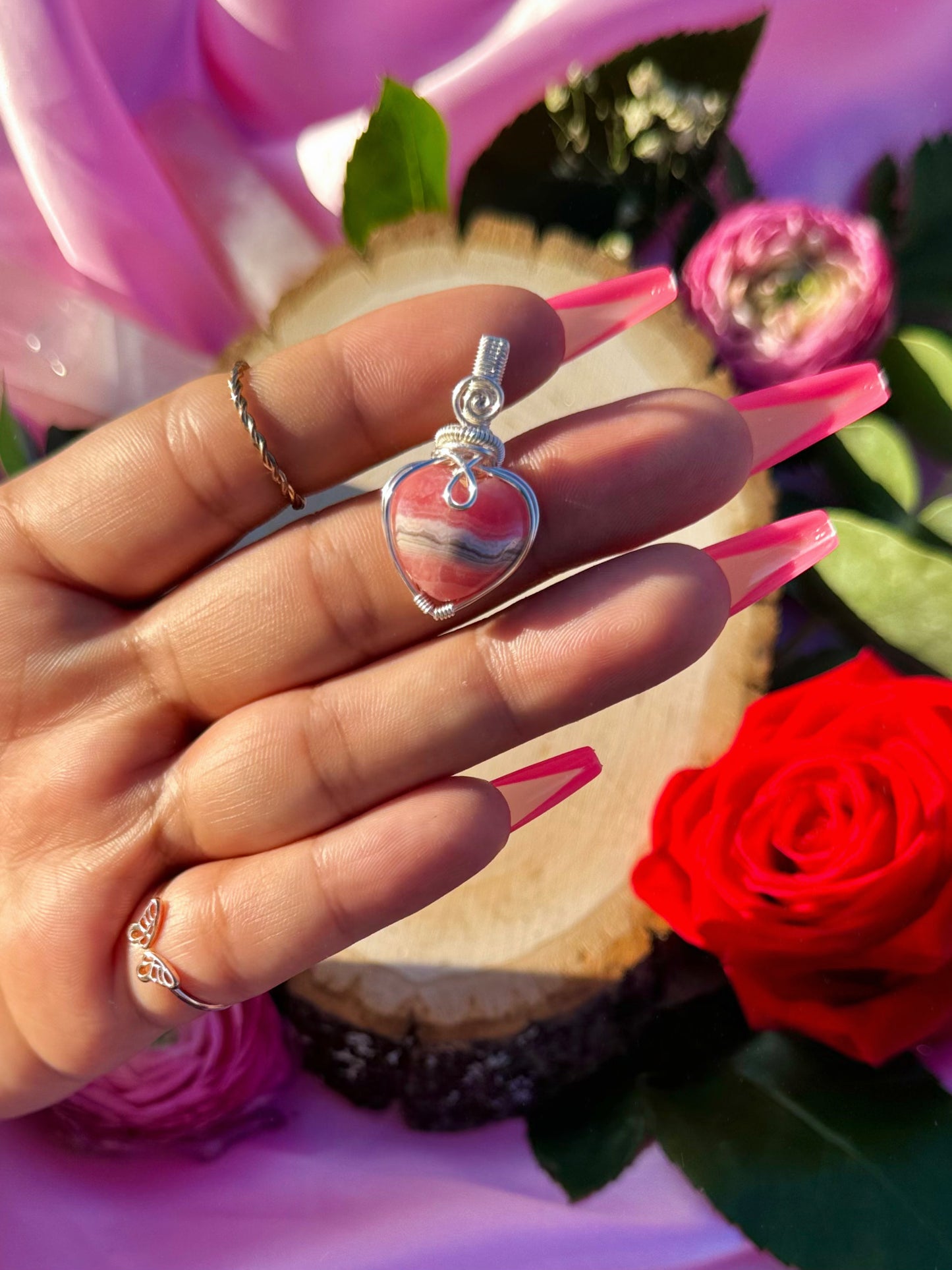 **MADE TO ORDER** Glitter Heart Pendant