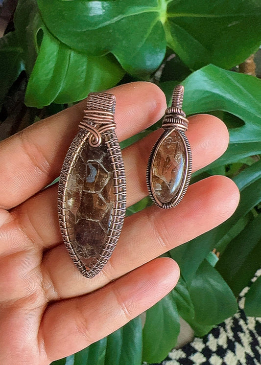 snake shed pendant *you choose*