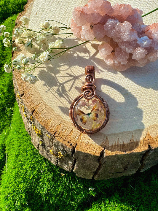 Whimsical Butterfly Pendant