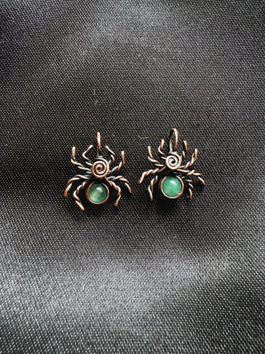 green aventurine spider *mini*