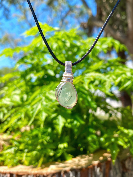 Prehnite Pendant