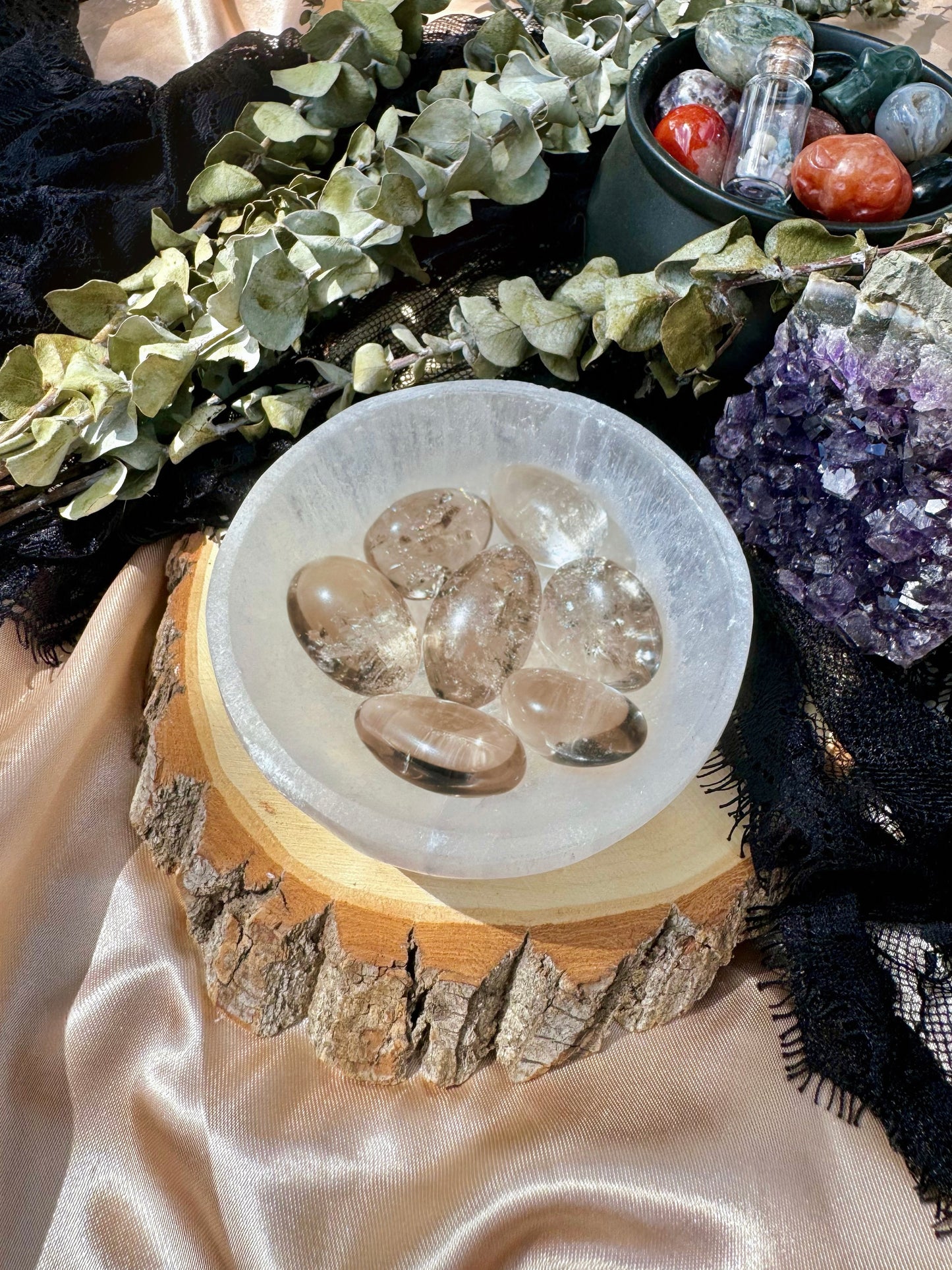 HQ Natural Citrine Tumbles