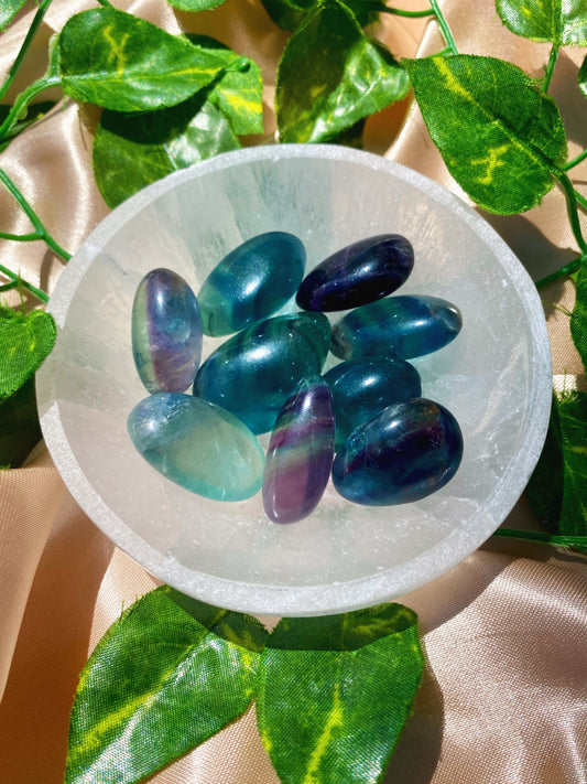 Fluorite Tumbles