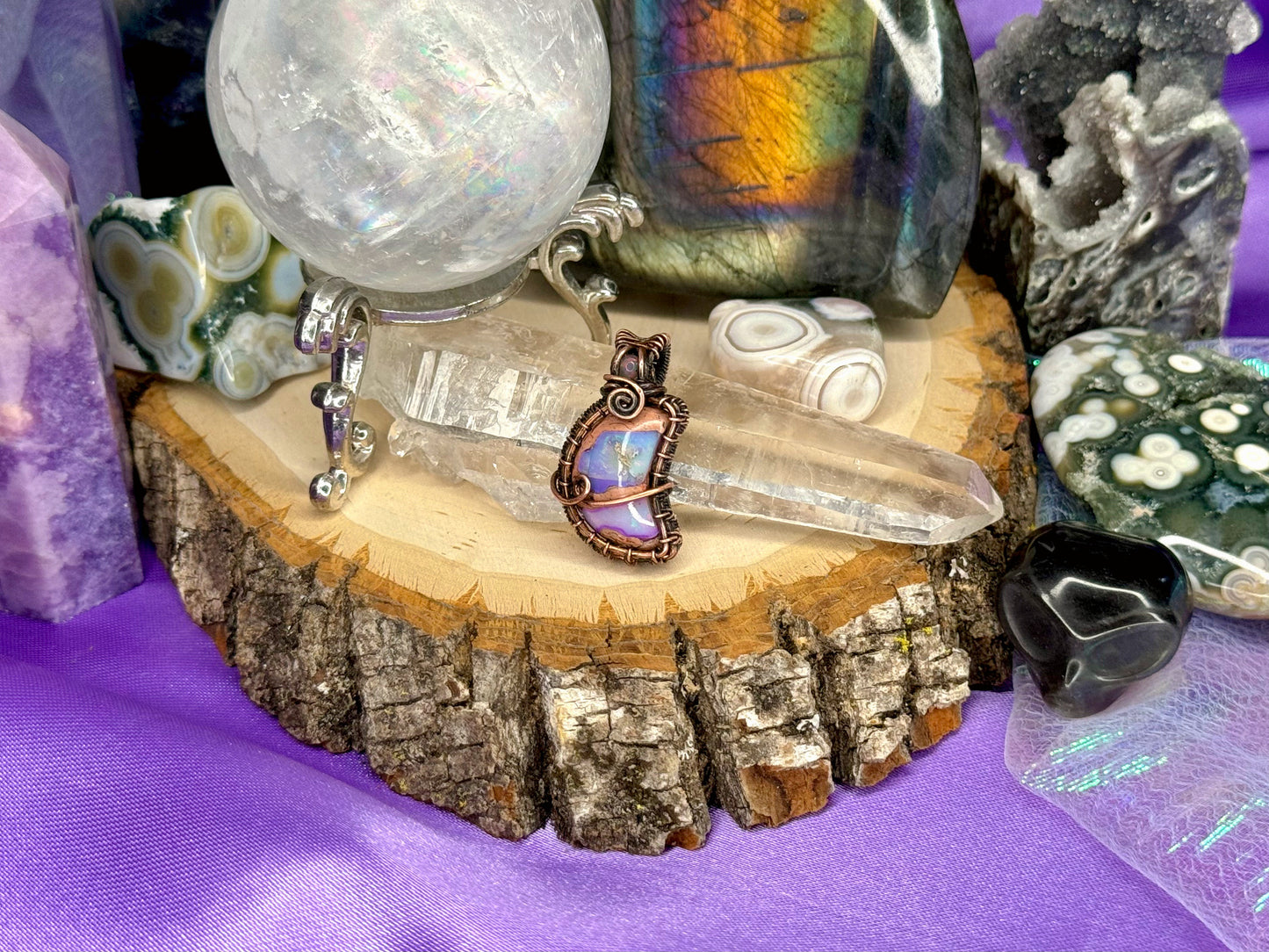 Galaxy Opal x Ethiopian Opal Moon *YOU CHOOSE*