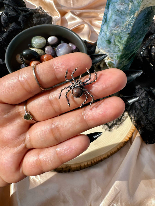 Spider ~ Mahogany Obsidian