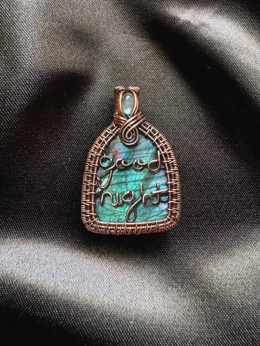 labradorite tombstone