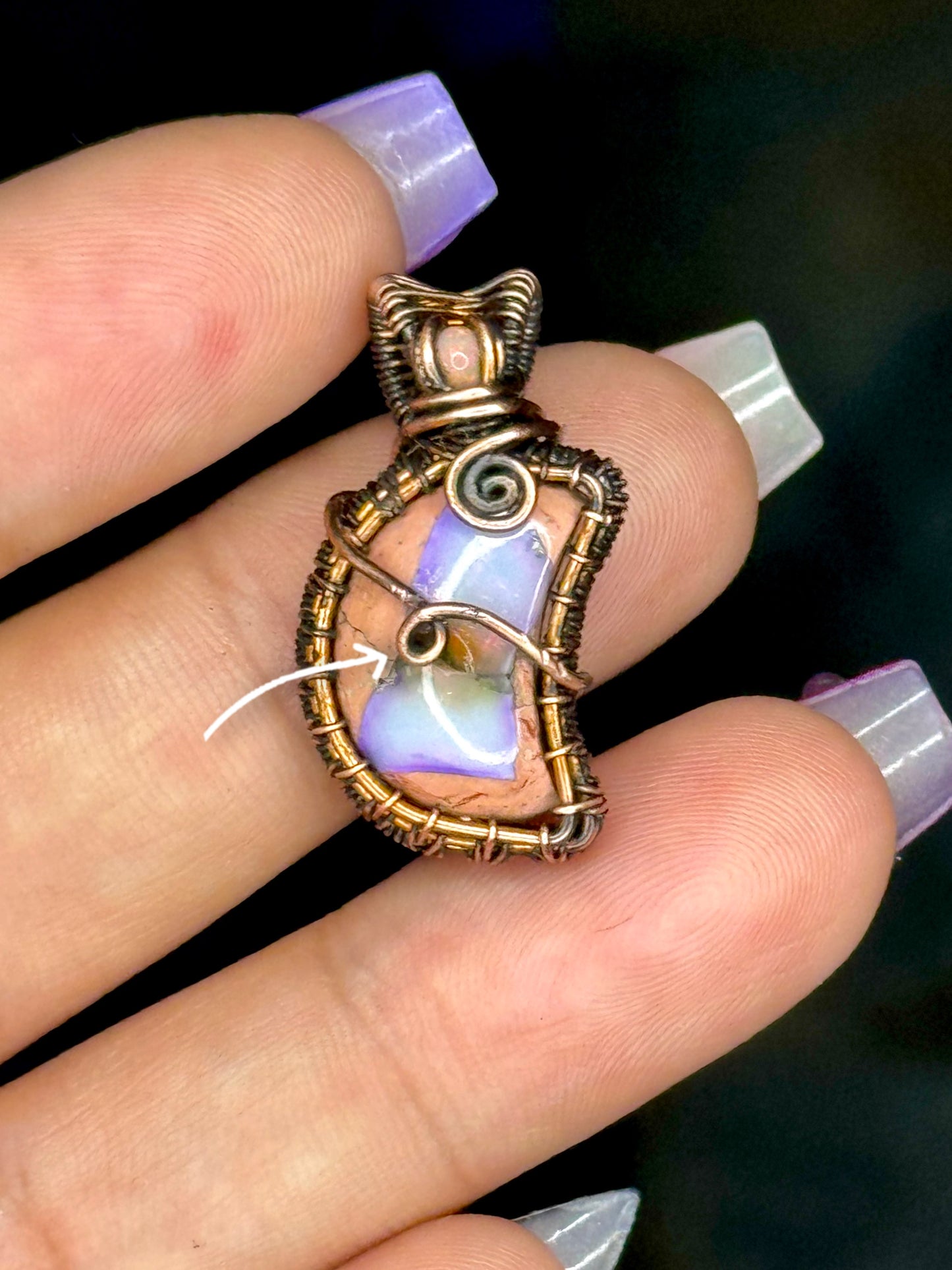 Galaxy Opal x Ethiopian Opal Moon *YOU CHOOSE*
