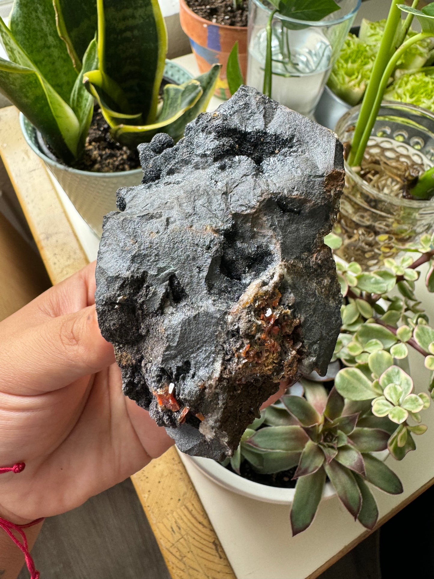 Manganese x Vandanite on Matrix