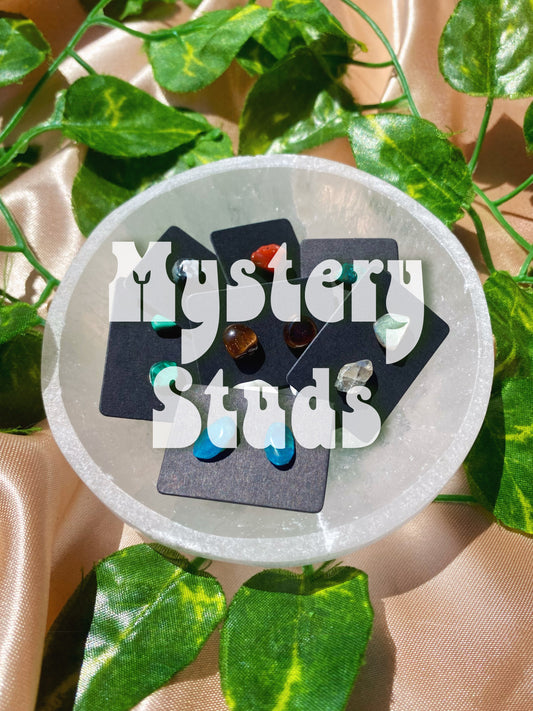 Mystery Crystal Studs