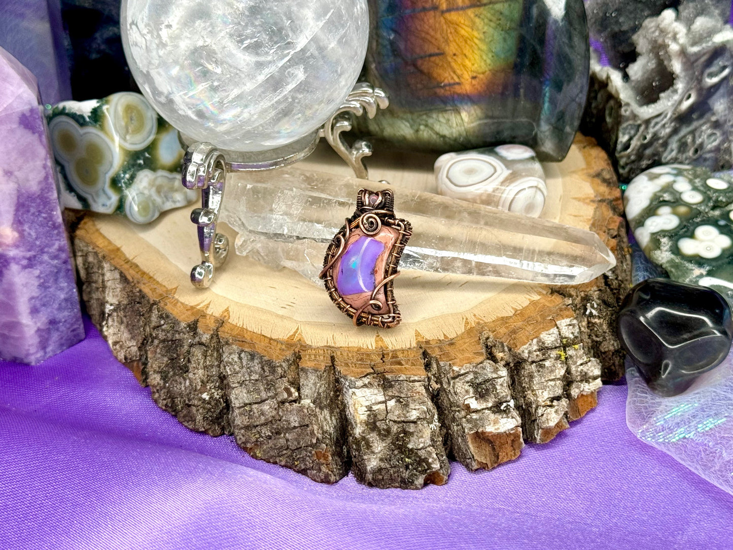 Galaxy Opal x Ethiopian Opal Moon *YOU CHOOSE*