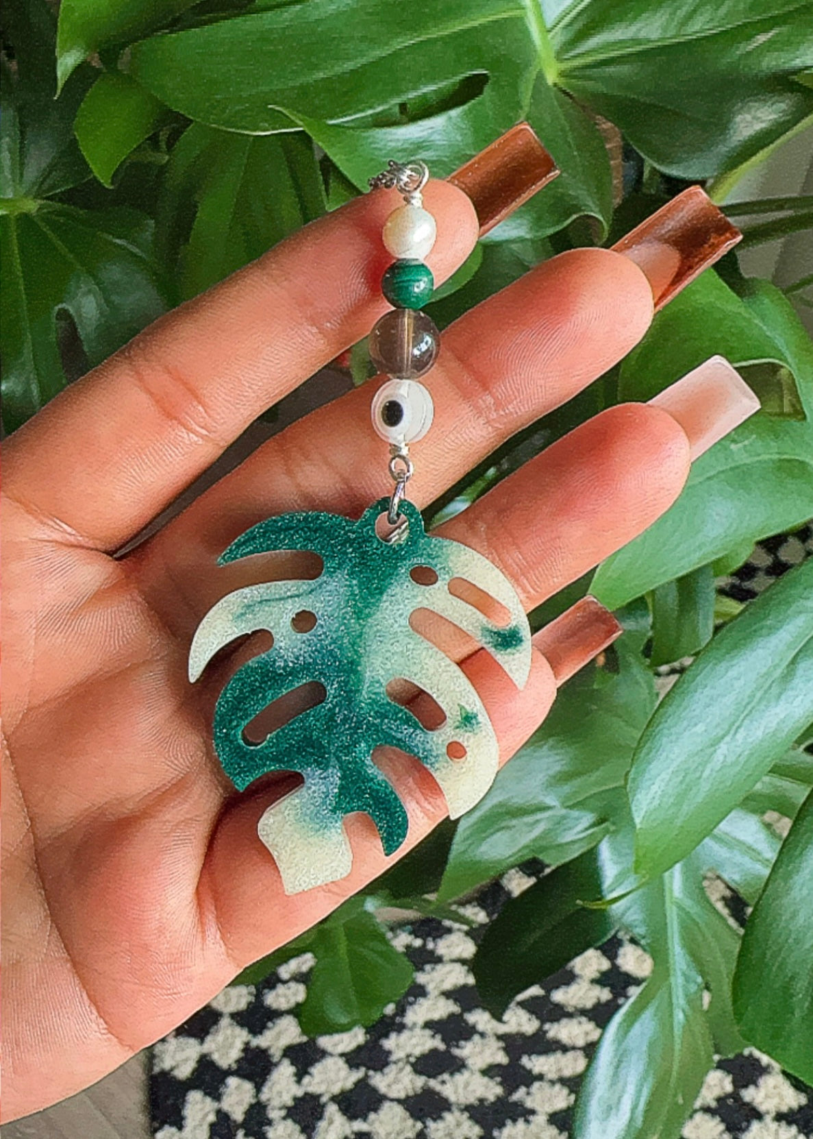 Monstera Albo Car-Hanging