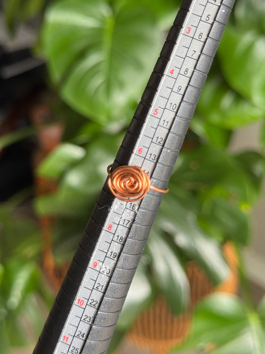 copper ring - size 7