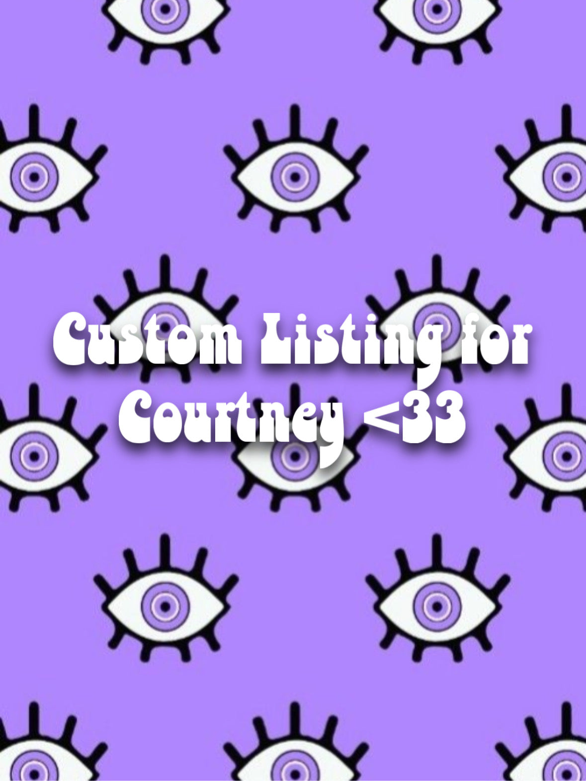 Listing for Courtney :))