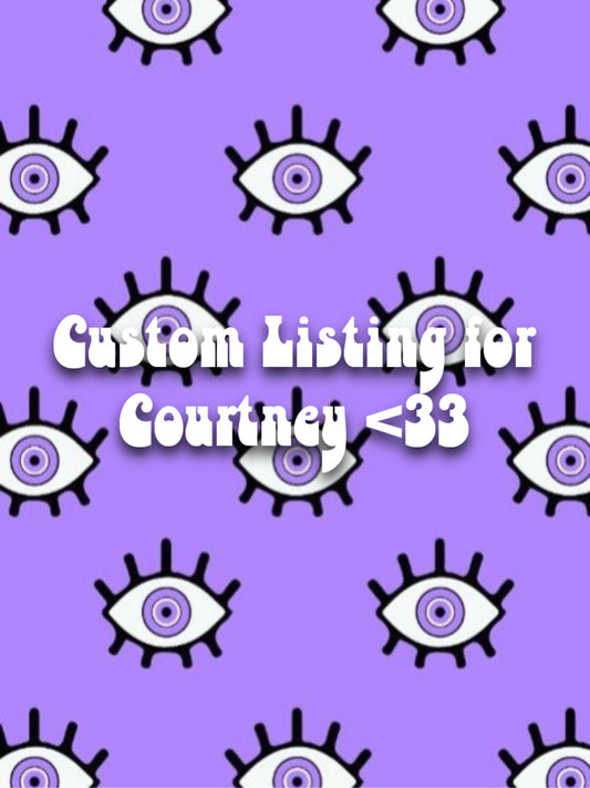 Listing for Courtney :))