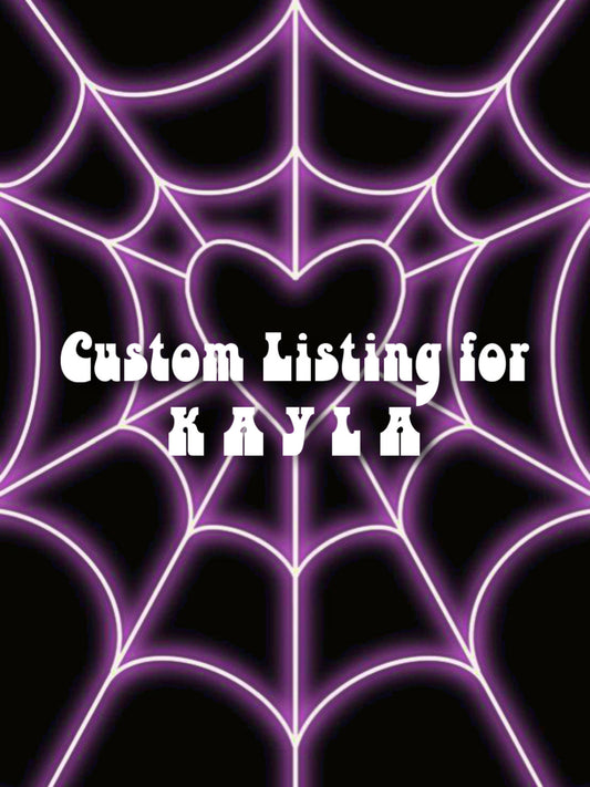 listing for kayla 🕷️🖤